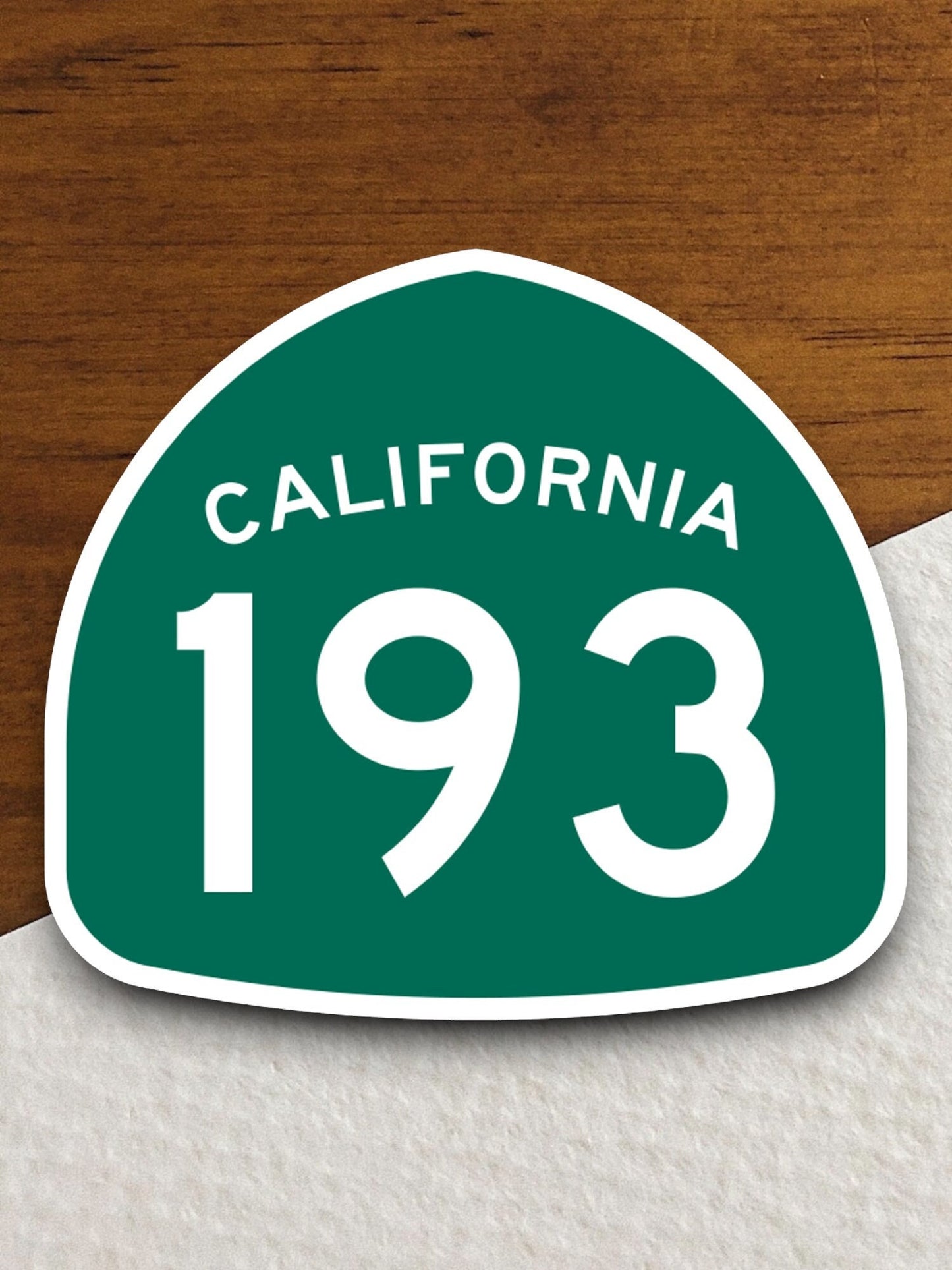 California state route 193 road sign sticker, road trip sticker, highway sign, room decor, travel sticker