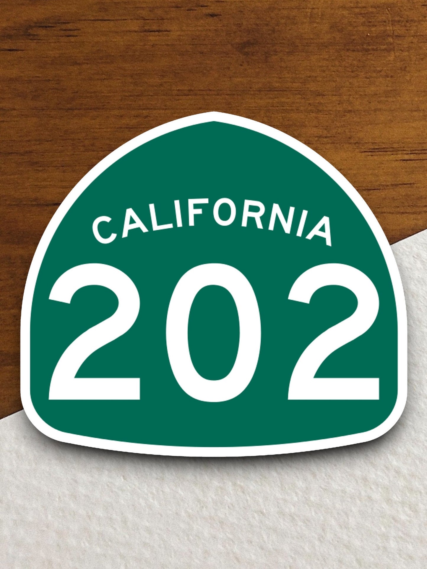 California state route 202 road sign sticker, road trip sticker, highway sign, room decor, travel sticker