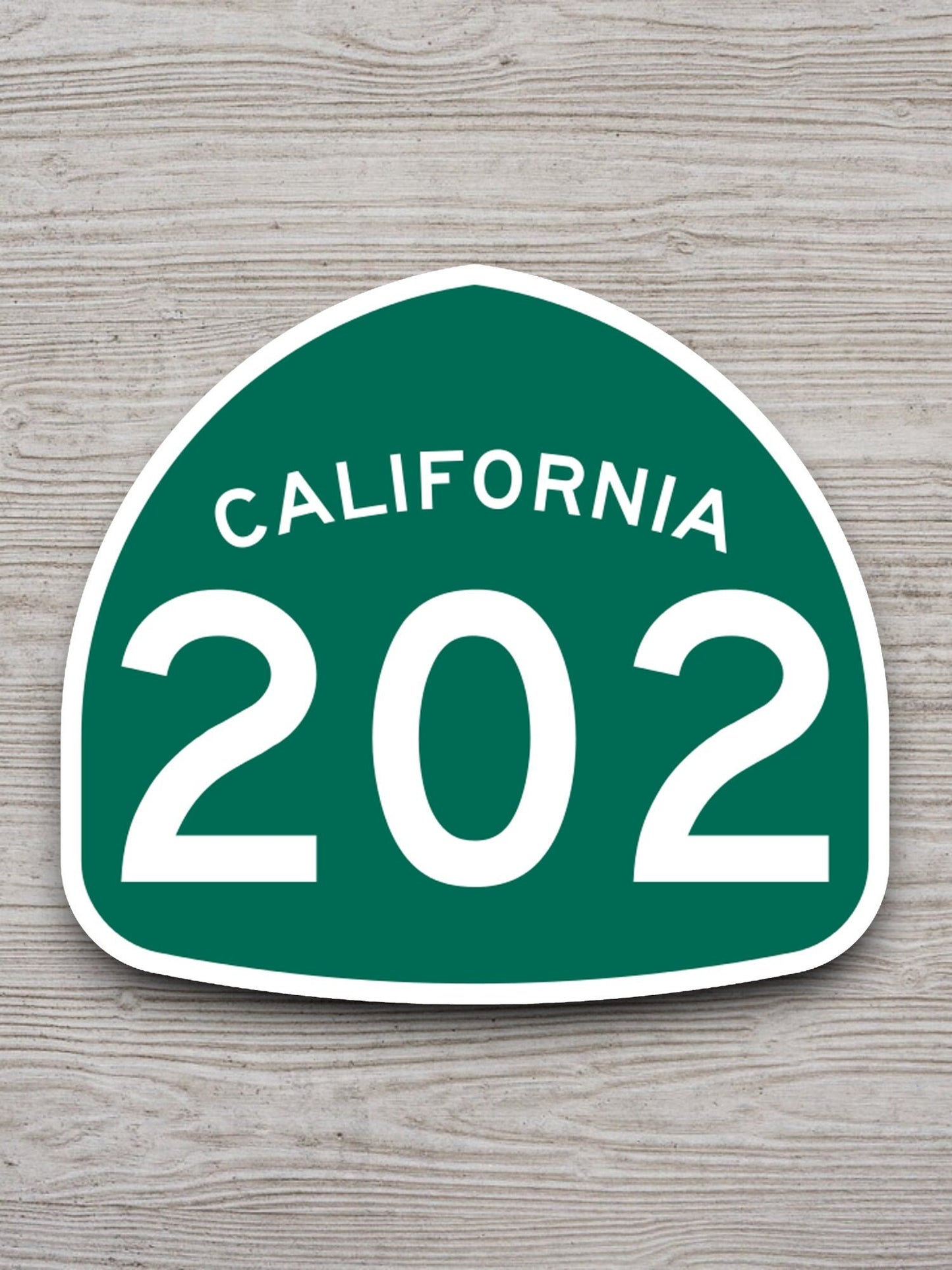 California state route 202 road sign sticker, road trip sticker, highway sign, room decor, travel sticker