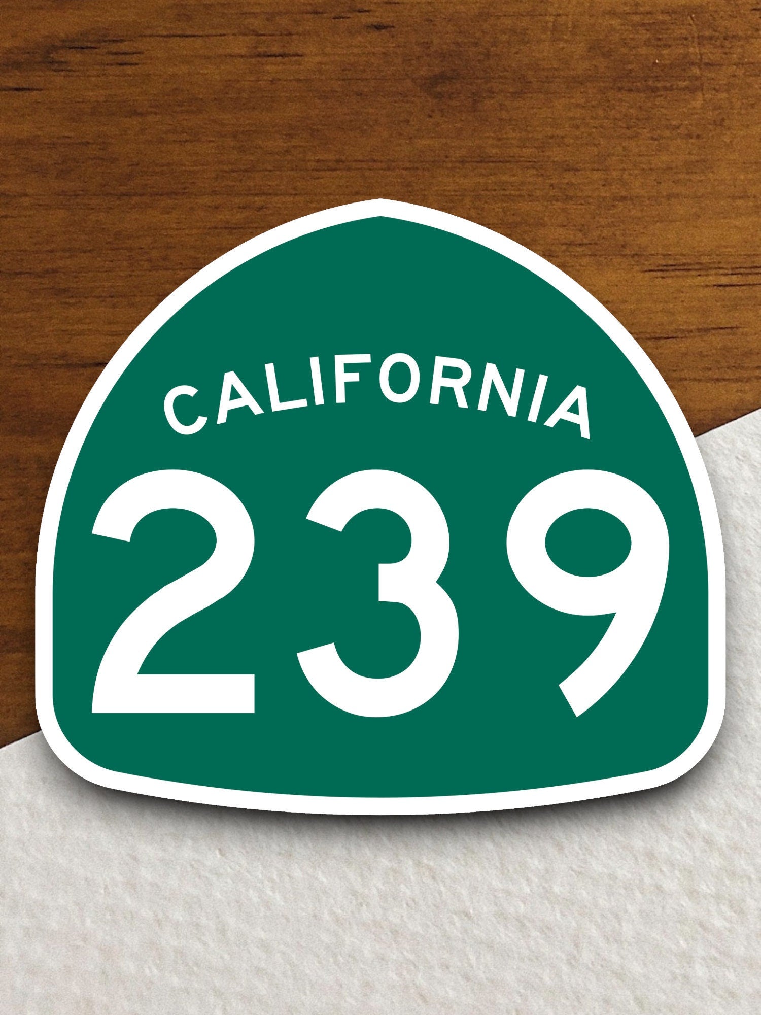 California state route 239 road sign sticker, road trip sticker, highway sign, room decor, travel sticker