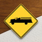 Emergency vehicle  road sign stickers, Room Decor, Traffic Sticker, Road Sign Decoration, Road Work Signs, Building Signs, Traffic Sign