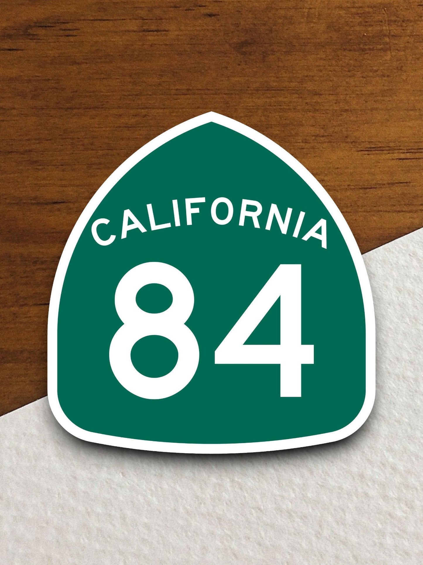 California state route 84 road sign sticker, road trip sticker, highway sign, room decor, travel sticker