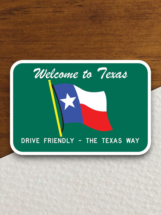 Road sign welcome to Texas  road sign stickers, Room Décor Traffic Sticker, Road Sign Decoration Road Work Signs, Building Signs