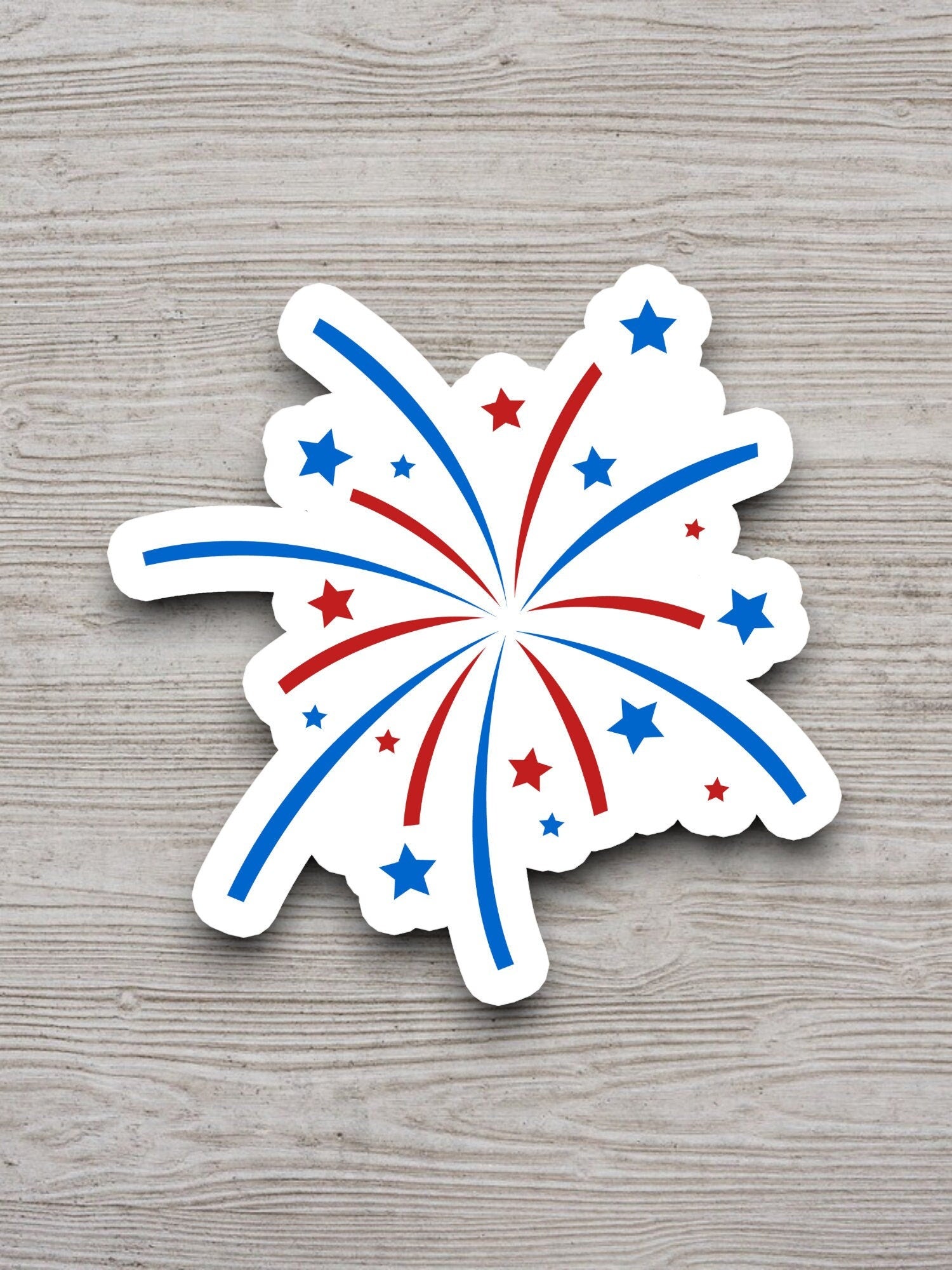 Fireworks sticker, holiday sticker, seasonal sticker, Sticker For Laptop, Water Bottle, Hydroflask, Phone, Desk, Computer, Gift, Room Décor