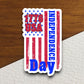 Independence day 1776 usa sticker, Sticker For Laptop, Water Bottle, Hydroflask, Phone, Desk, Computer, Gift, Room Décor