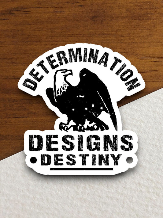 Determination sticker, patriotic laptop decal, water bottle decor, gift sticker, planner accessories, journal sticker, Room Décor