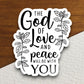 The God of love and peace will be with you sticker, Religious Sticker, Faith Sticker, Worship Sticker, Christian Sticker, Scripture Sticker