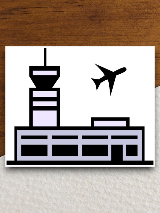 Airport Symbol sticker, Airport  road sign stickers, Room Decor, Traffic Sticker, Road Sign Decoration, Road Work Signs, Building Signs