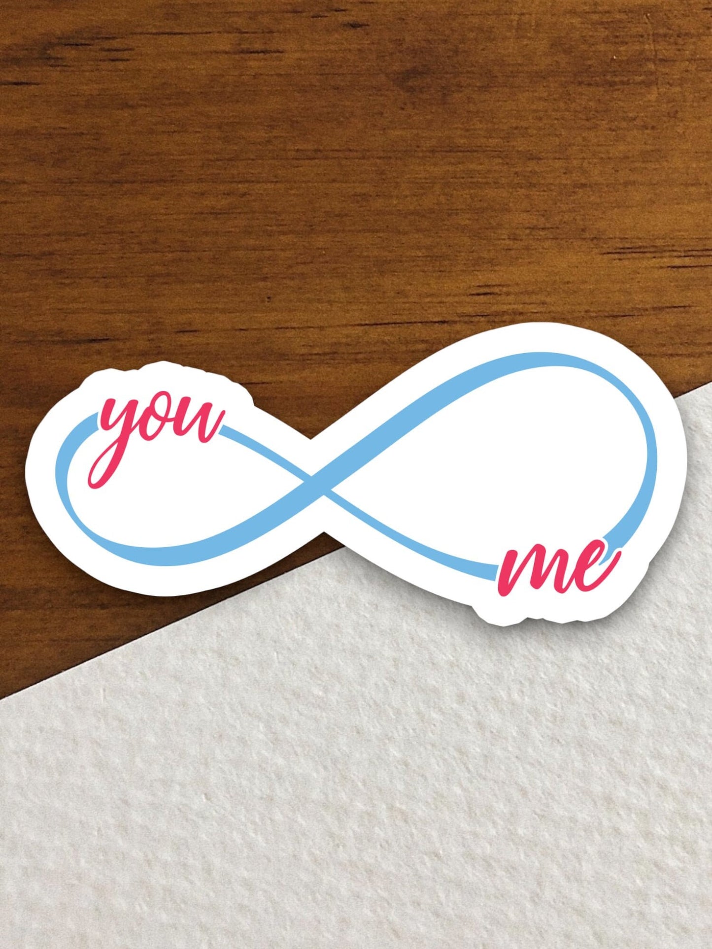 You and me forever sticker, Religious Sticker, Faith Sticker, Worship Sticker, Christian Sticker, Scripture Sticker, Room Décor