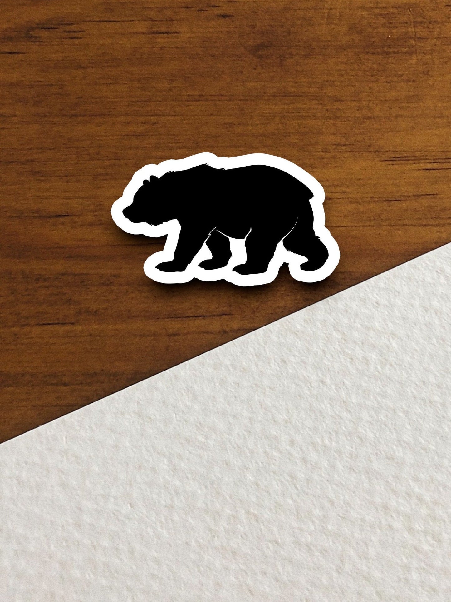 Black bear sticker, Funny Animal Sticker For Laptop, Water Bottle, Hydro flask, Phone, Computer, Gift, Pet Sticker