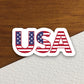 USA flag sticker, USA sticker, holiday sticker, red white and blue, military sticker, political sticker, Room Décor