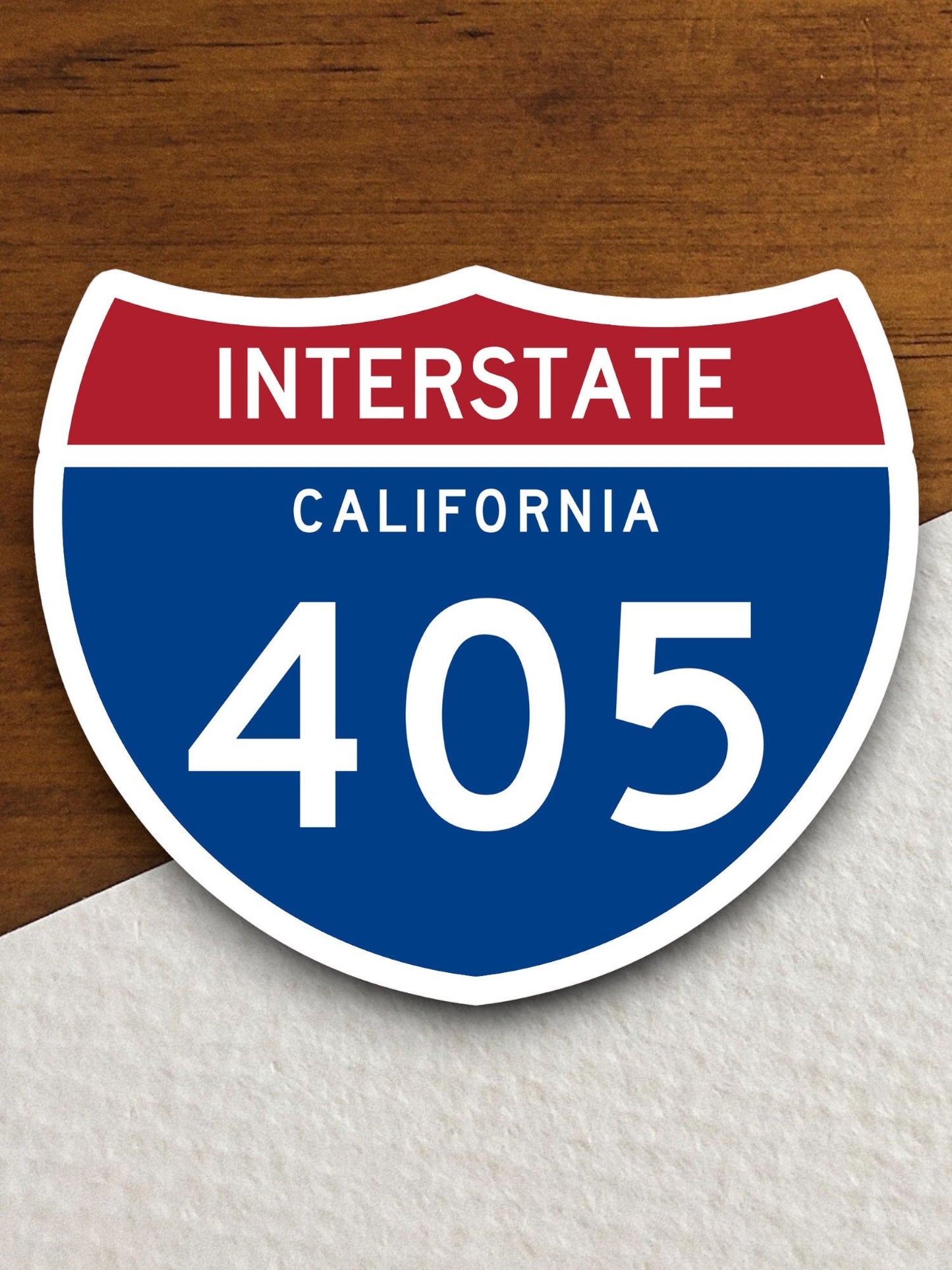 Interstate route  405 california sticker, California sticker, Interstate Highway Sign Expressway Stickers, Highway Sign Road Trip Sticker