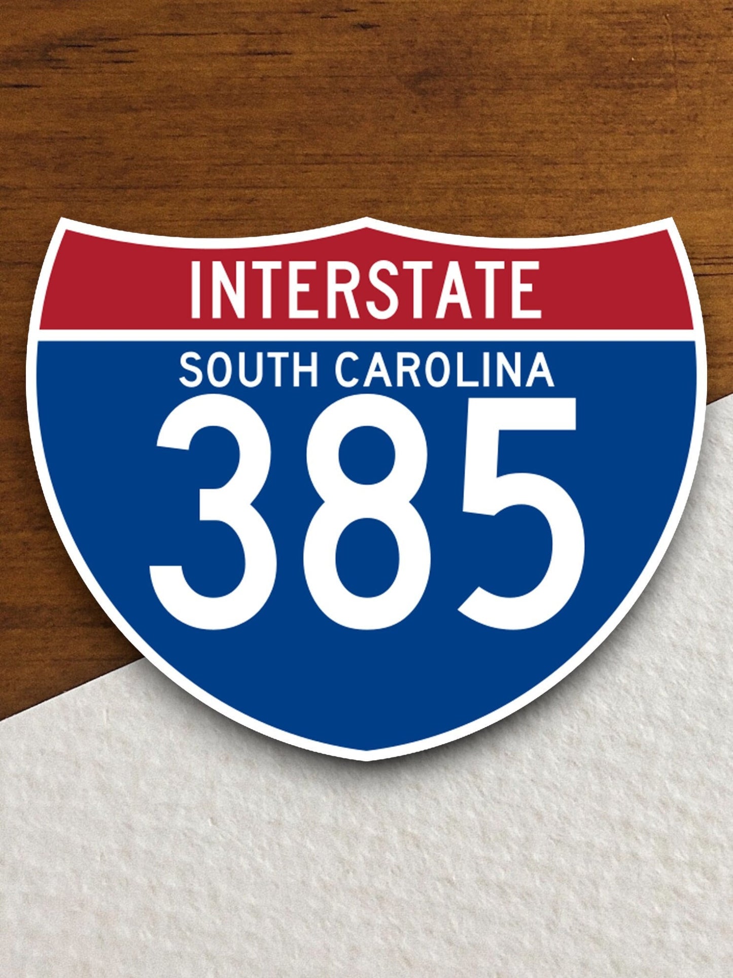 Interstate route  385 south carolina sticker, Interstate Highway Sign Expressway Stickers, Highway Sign Road Trip Sticker, Room Décor