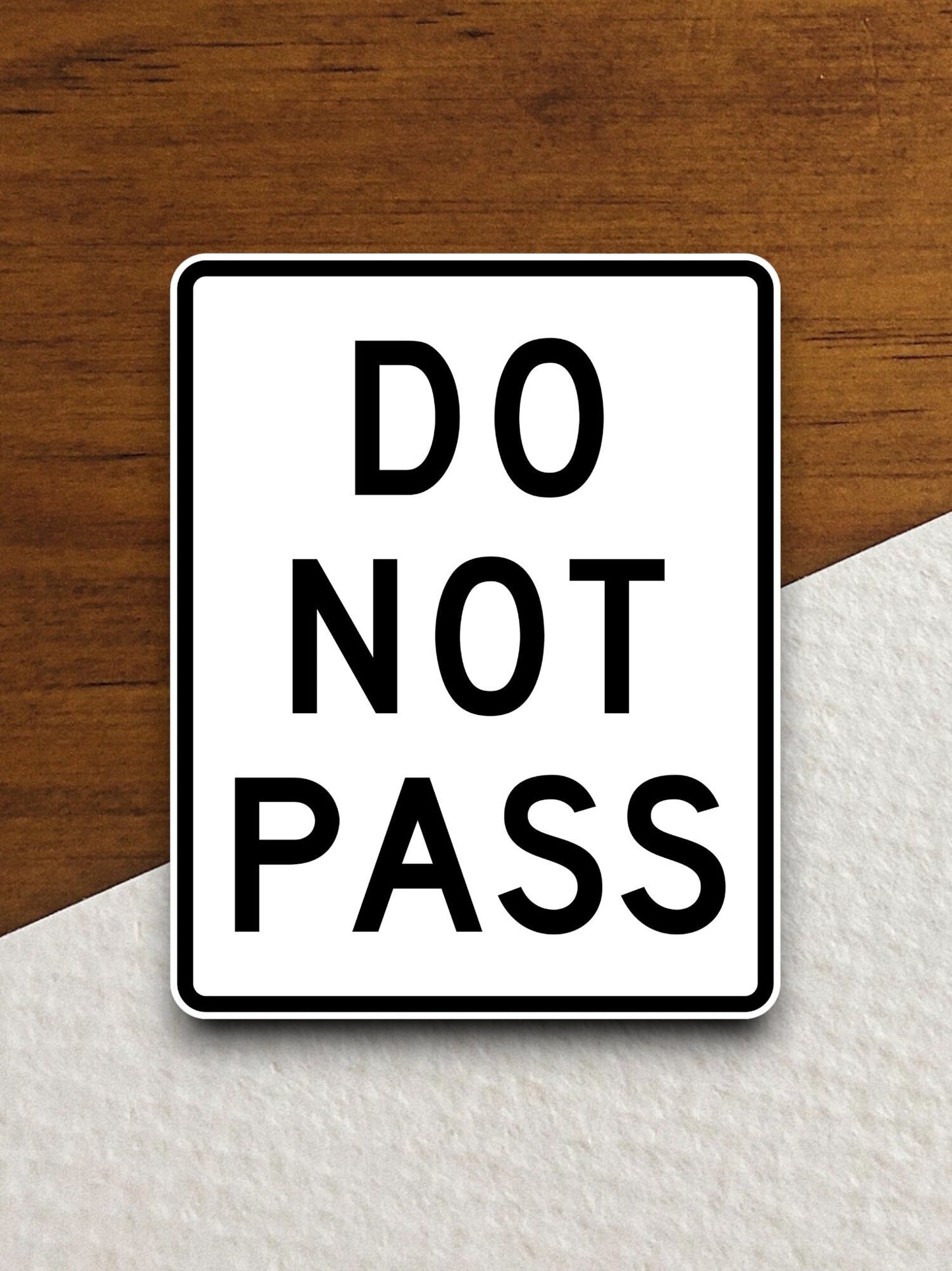 Do not pass  road sign stickers, Room Decor, Traffic Sticker, Road Sign Decoration, Road Work Signs, Traffic Sign