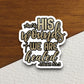 And by his wounds we are healed sticker, Religious Sticker, Faith Sticker, Worship Sticker, Christian Sticker, Scripture Sticker, Room Décor