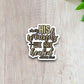 And by his wounds we are healed sticker, Religious Sticker, Faith Sticker, Worship Sticker, Christian Sticker, Scripture Sticker, Room Décor