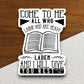 Come to me all who labor and are heavy laden and I will give you rest sticker, Religious Sticker, Faith Sticker, laptop decal, Faith Decal