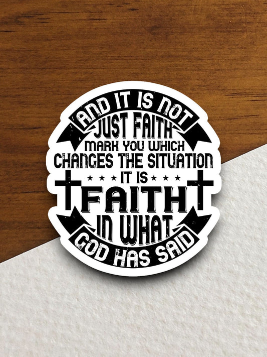 And it is not just faith sticker, Religious Sticker, Faith Sticker, Worship Sticker, God sticker, Christian Sticker, Scripture Sticker