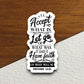 Accept What is Let Go of What Was sticker, Religious Sticker, Faith Sticker, Worship Sticker, Christian Sticker, Scripture Sticker