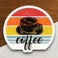 Coffee cup sticker, Funny Stickers, Coffee Sticker, Caffeine, Coffee Lover, Cafe, Decaf, Barista Sticker