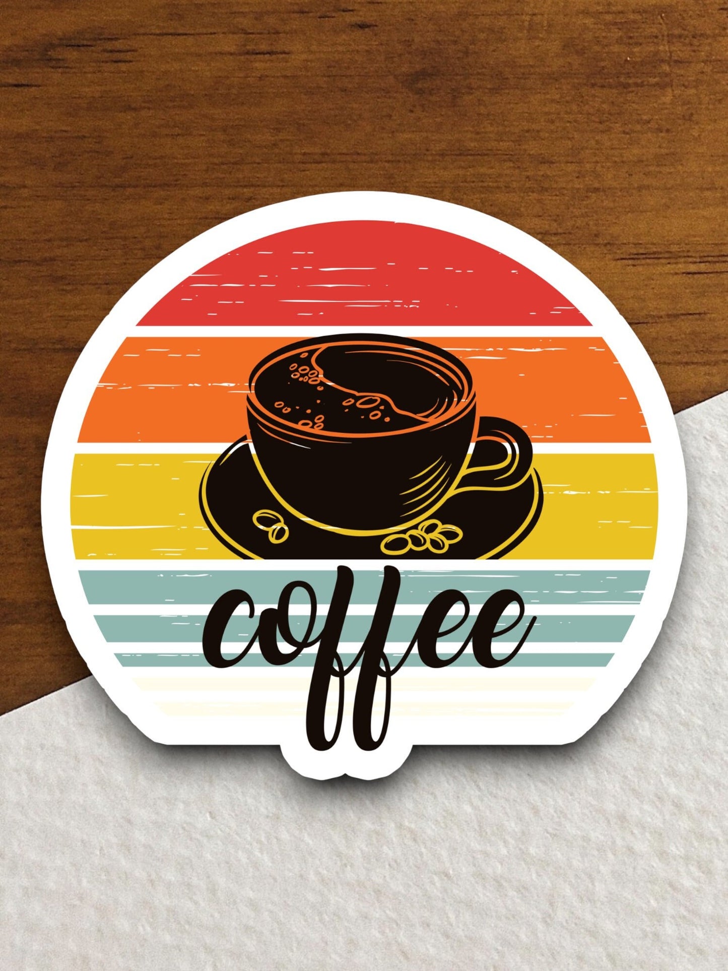 Coffee cup sticker, Funny Stickers, Coffee Sticker, Caffeine, Coffee Lover, Cafe, Decaf, Barista Sticker