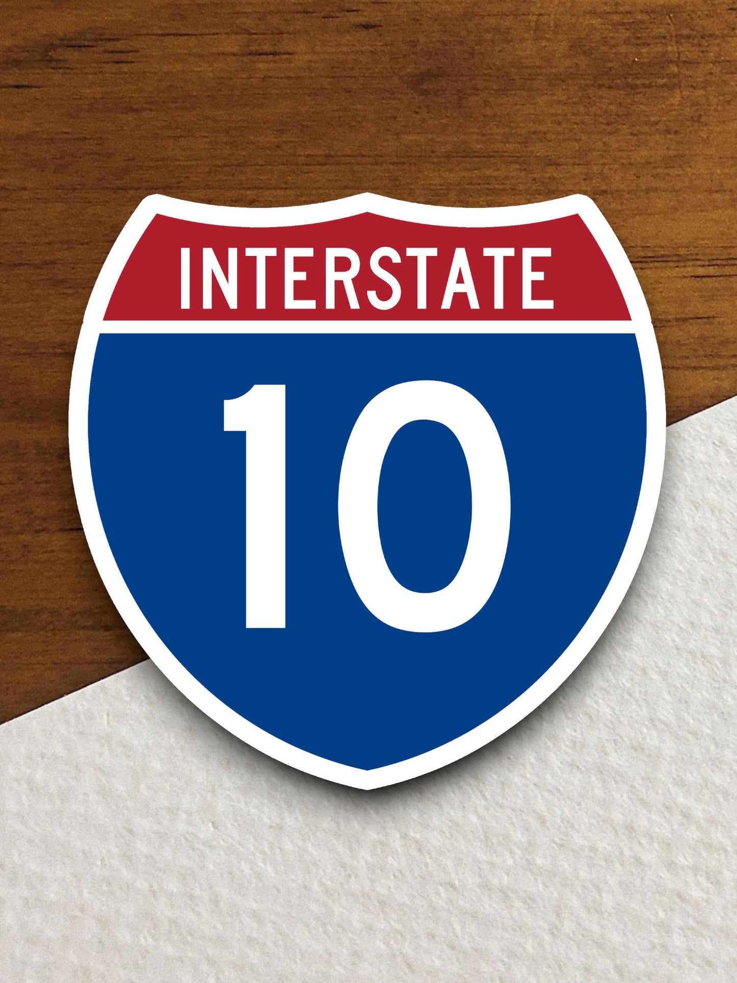 Interstate route  10 sticker, Interstate Highway Sign Expressway Stickers, Highway Sign Road Trip Sticker, Room Décor