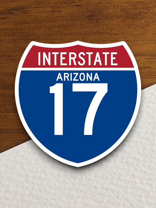 Interstate route  17 arizona sticker, Interstate Highway Sign Expressway Stickers, Highway Sign Road Trip Sticker, Room Décor