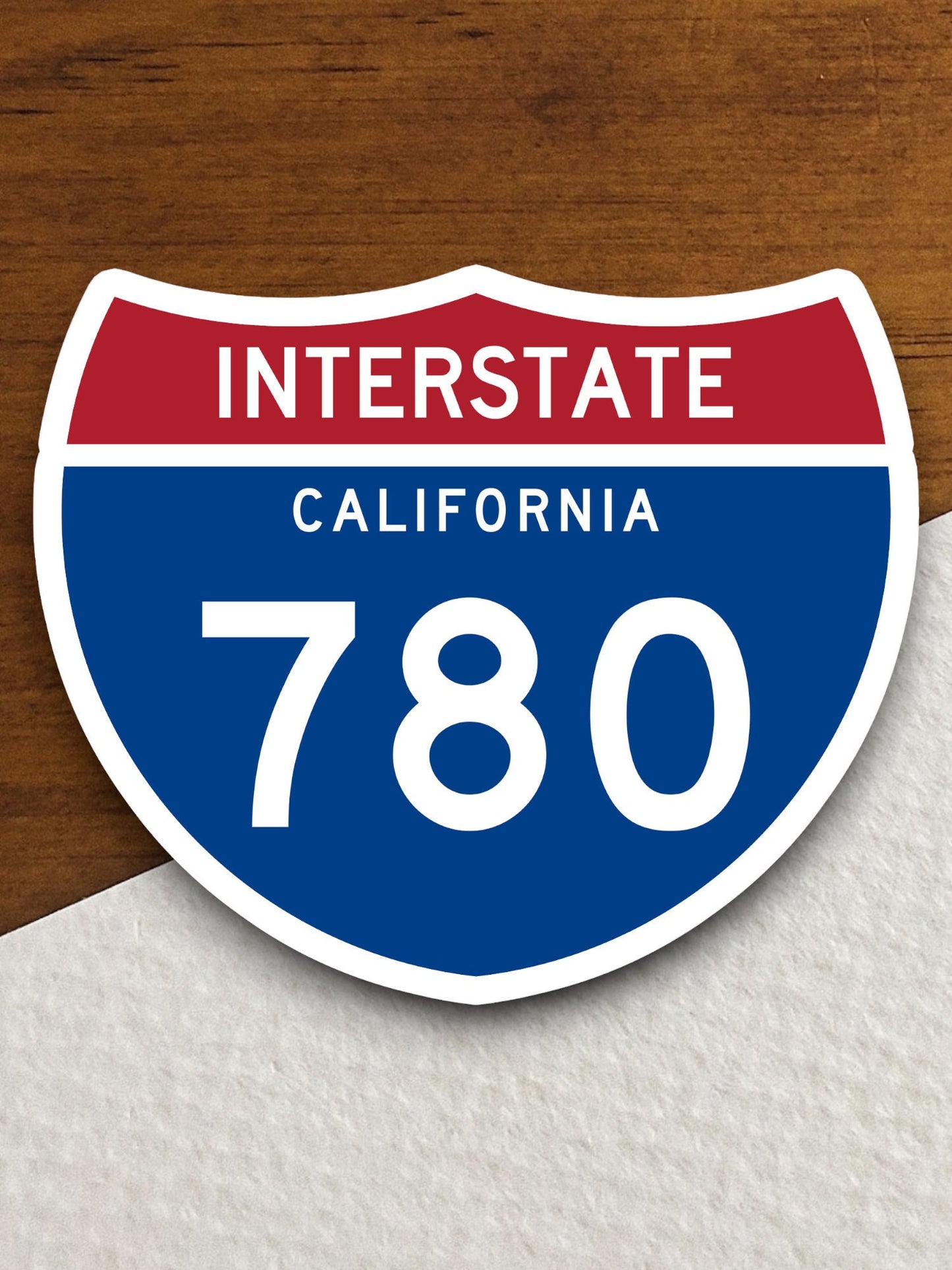 Interstate route  780 california sticker, California sticker, Interstate Highway Sign Expressway Stickers, Highway Sign Road Trip Sticker