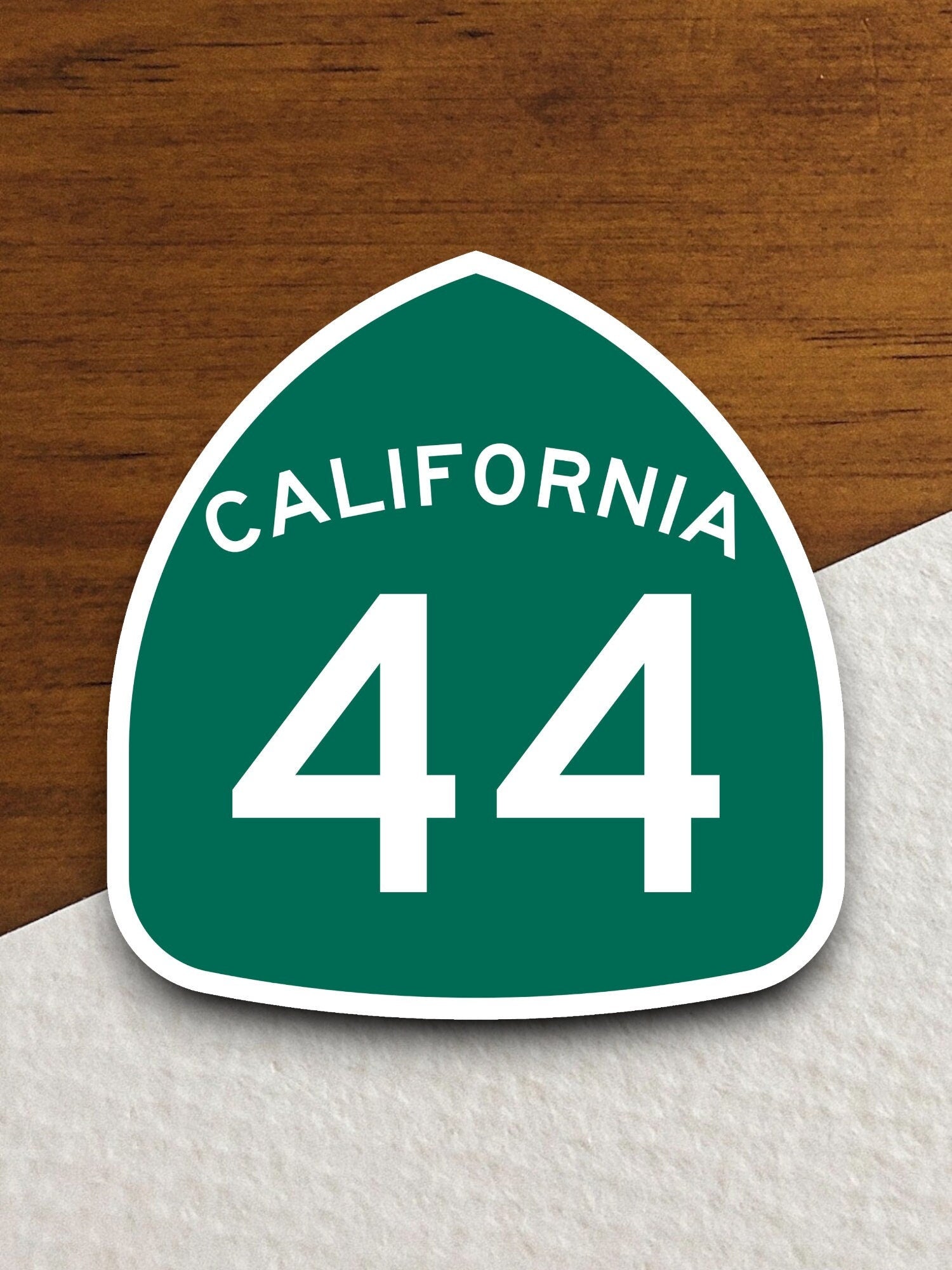 California state route 44 road sign sticker, road trip sticker, highway sign, room decor, travel sticker