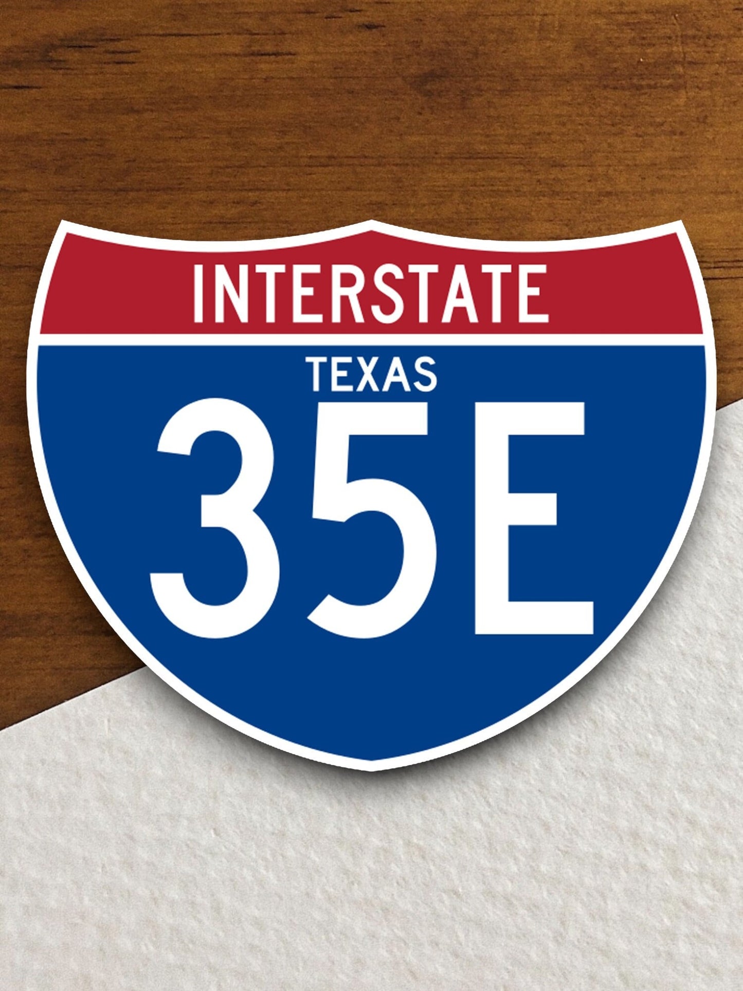 Interstate route  35e texas sticker, Texas sticker, Interstate Highway Sign Expressway Stickers, Highway Sign Road Trip Sticker, Room Décor