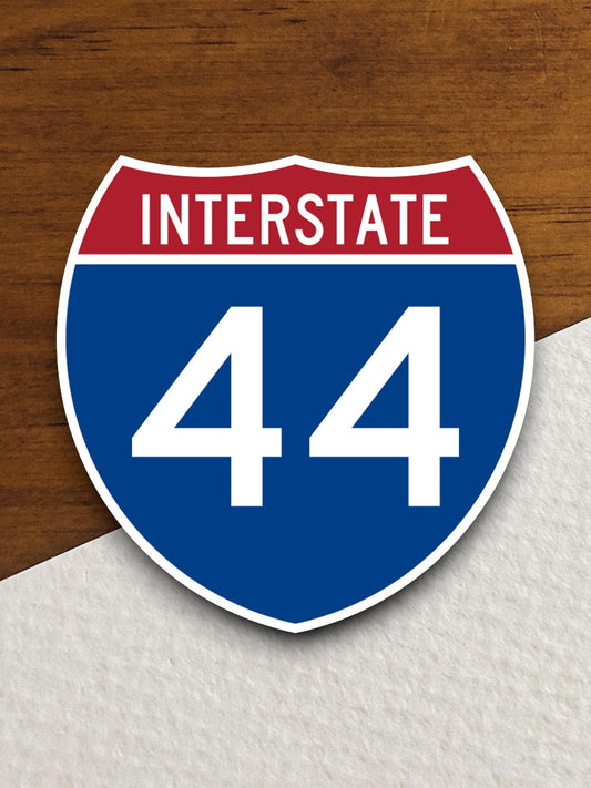 Interstate route  44 sticker, Interstate Highway Sign Expressway Stickers, Highway Sign Road Trip Sticker, Room Décor