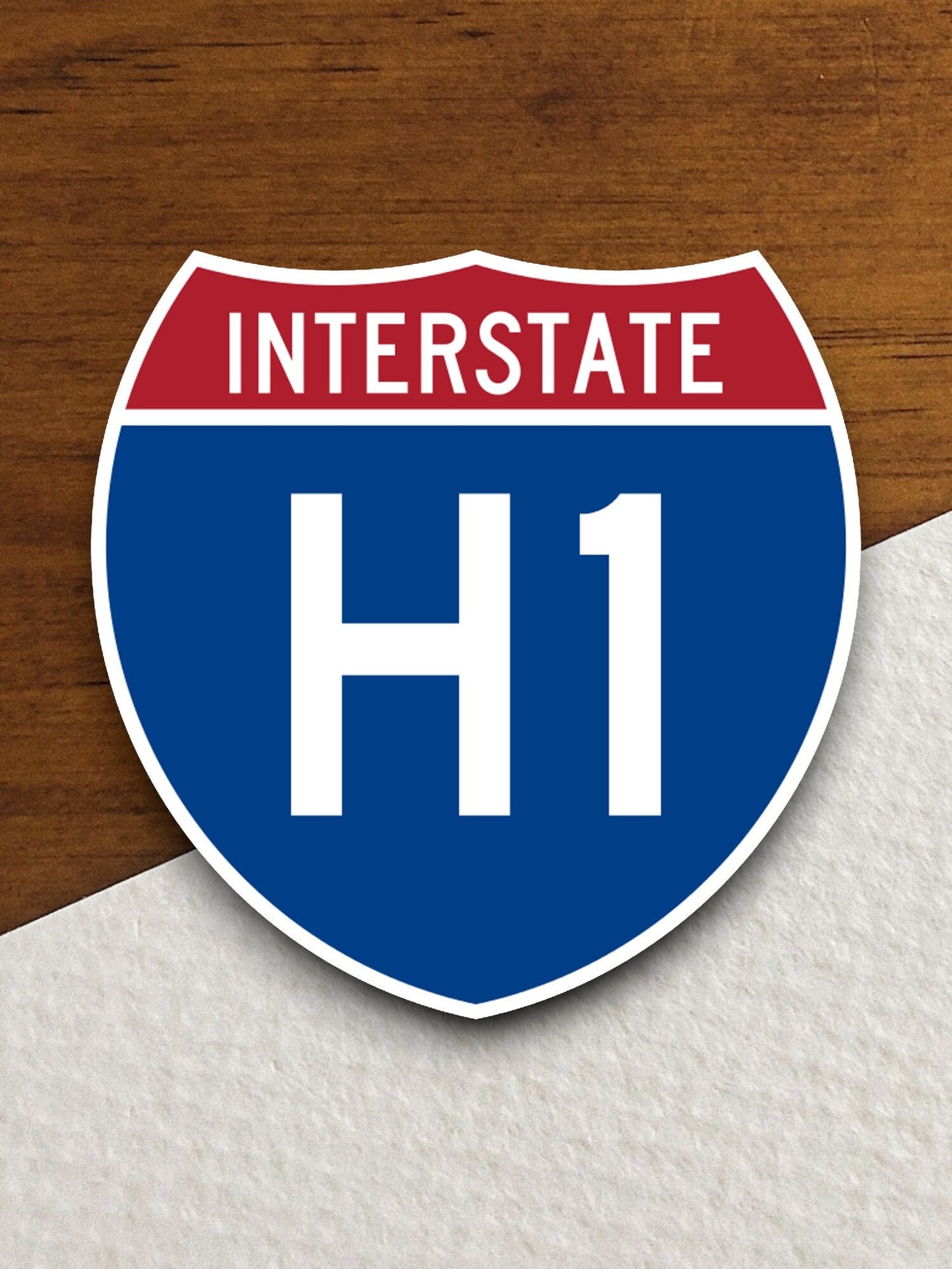 Interstate route  h1 sticker,, Interstate Highway Sign Expressway Stickers, Highway Sign Road Trip Sticker, Room Décor