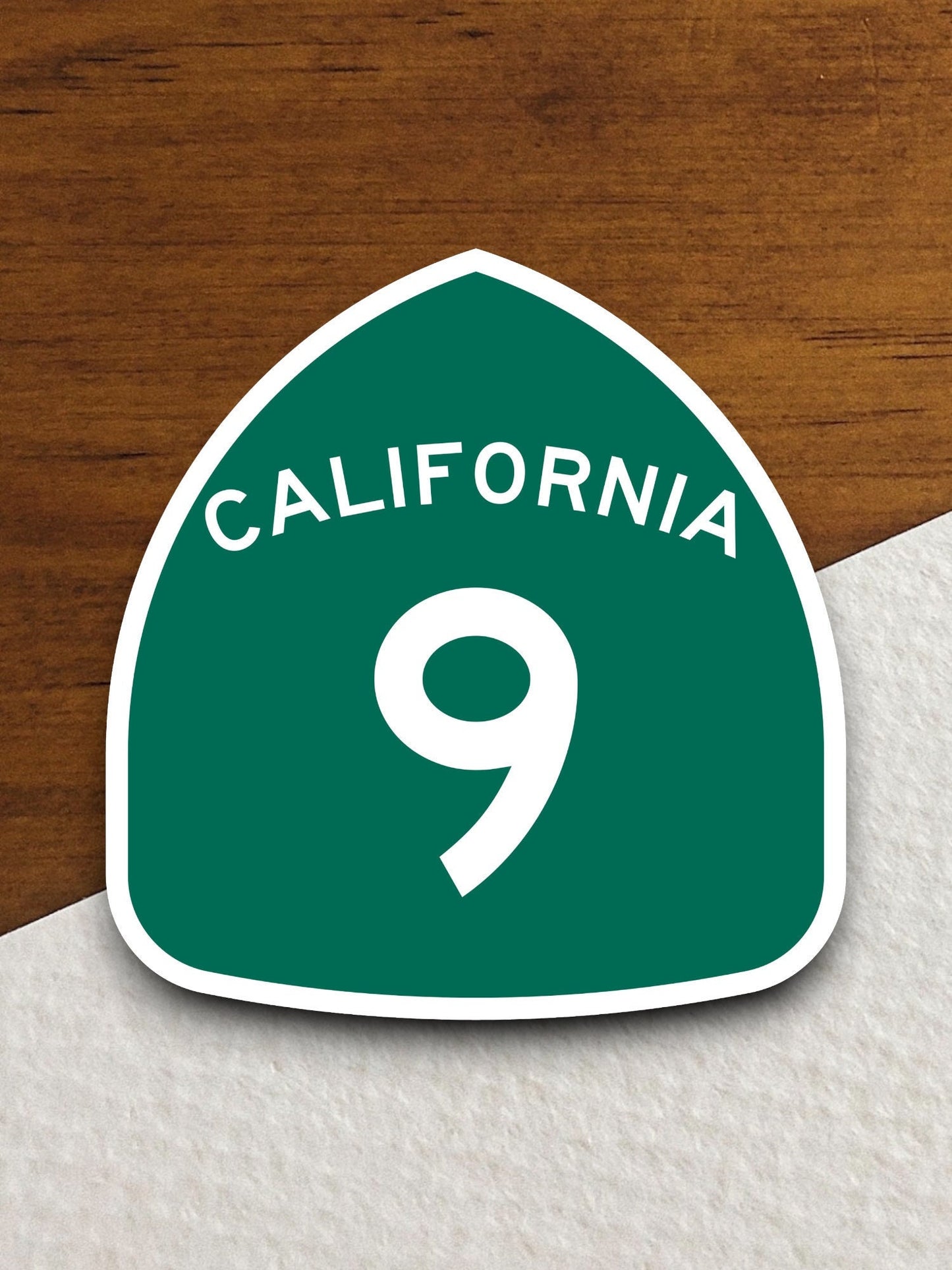 California state route 9 road sign sticker, road trip sticker, highway sign, room decor, travel sticker