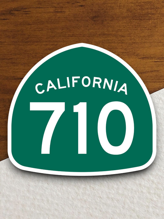 California state route 710 road sign sticker, road trip sticker, highway sign, room decor, travel sticker