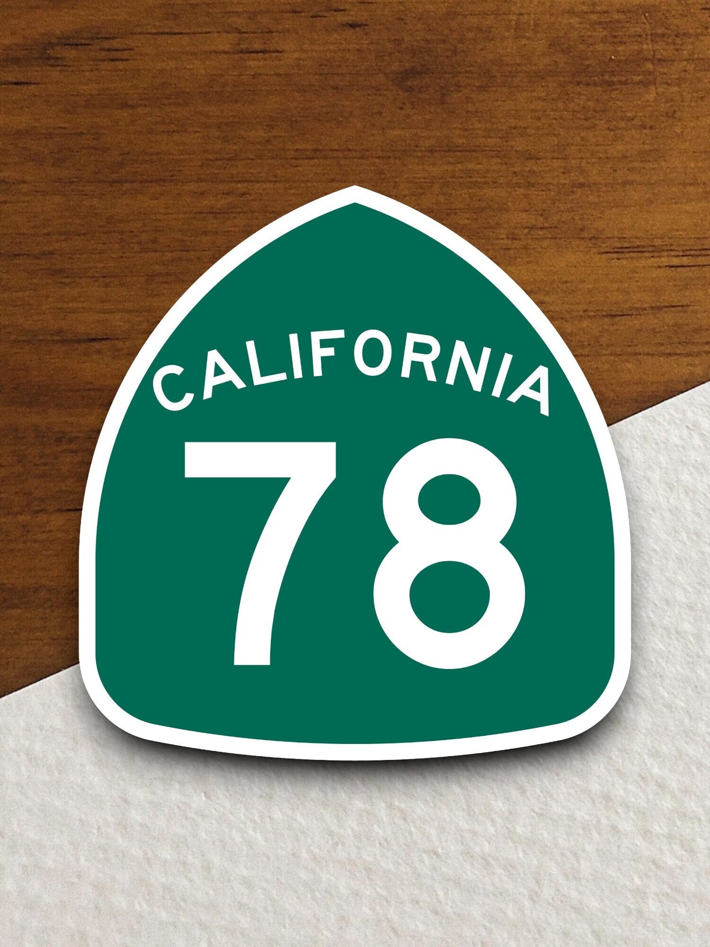 California state route 78 road sign sticker, road trip sticker, highway sign, room decor, travel sticker