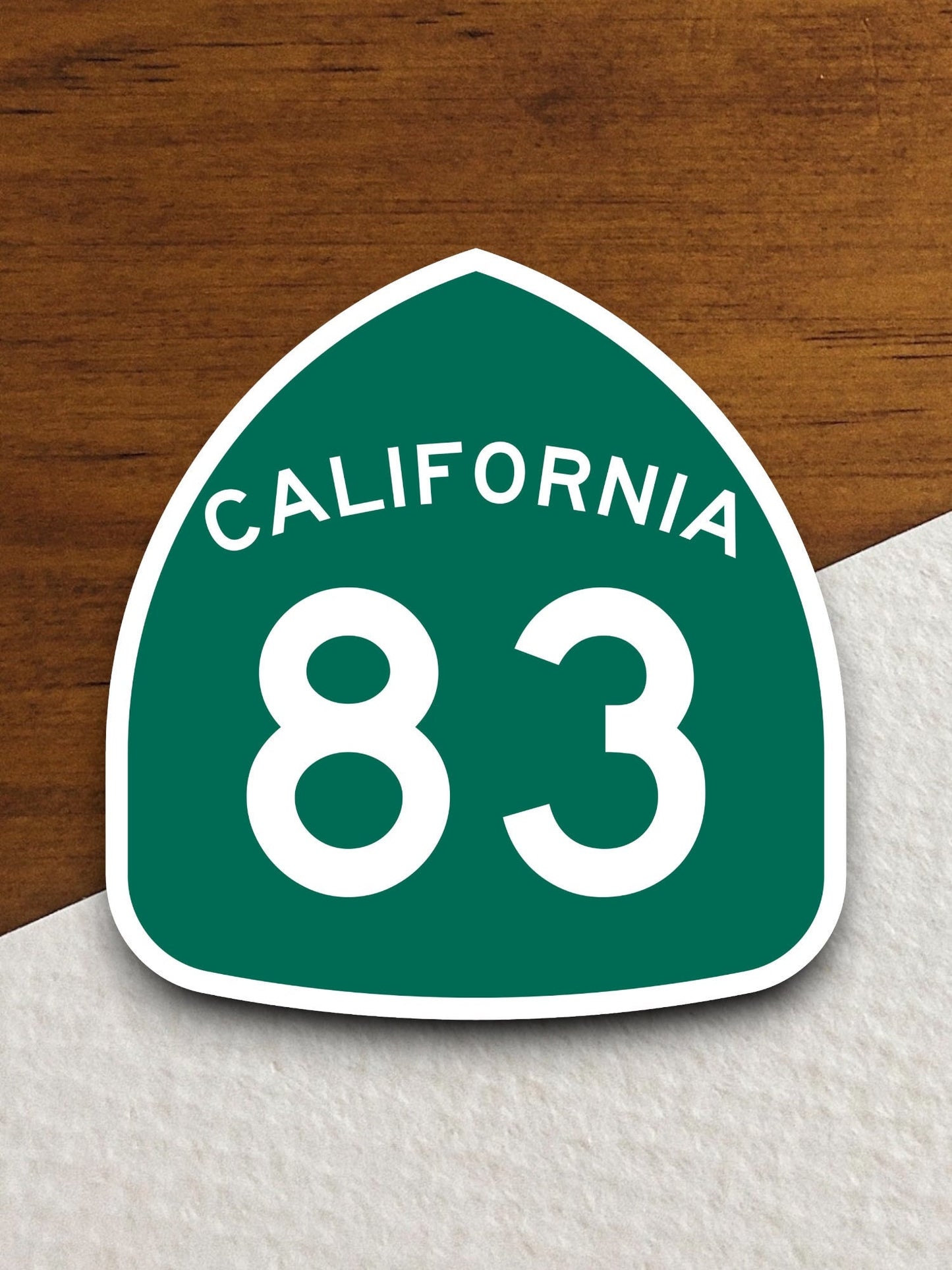 California state route 83 road sign sticker, road trip sticker, highway sign, room decor, travel sticker