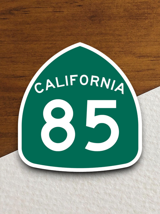 California state route 85 road sign sticker, road trip sticker, highway sign, room decor, travel sticker