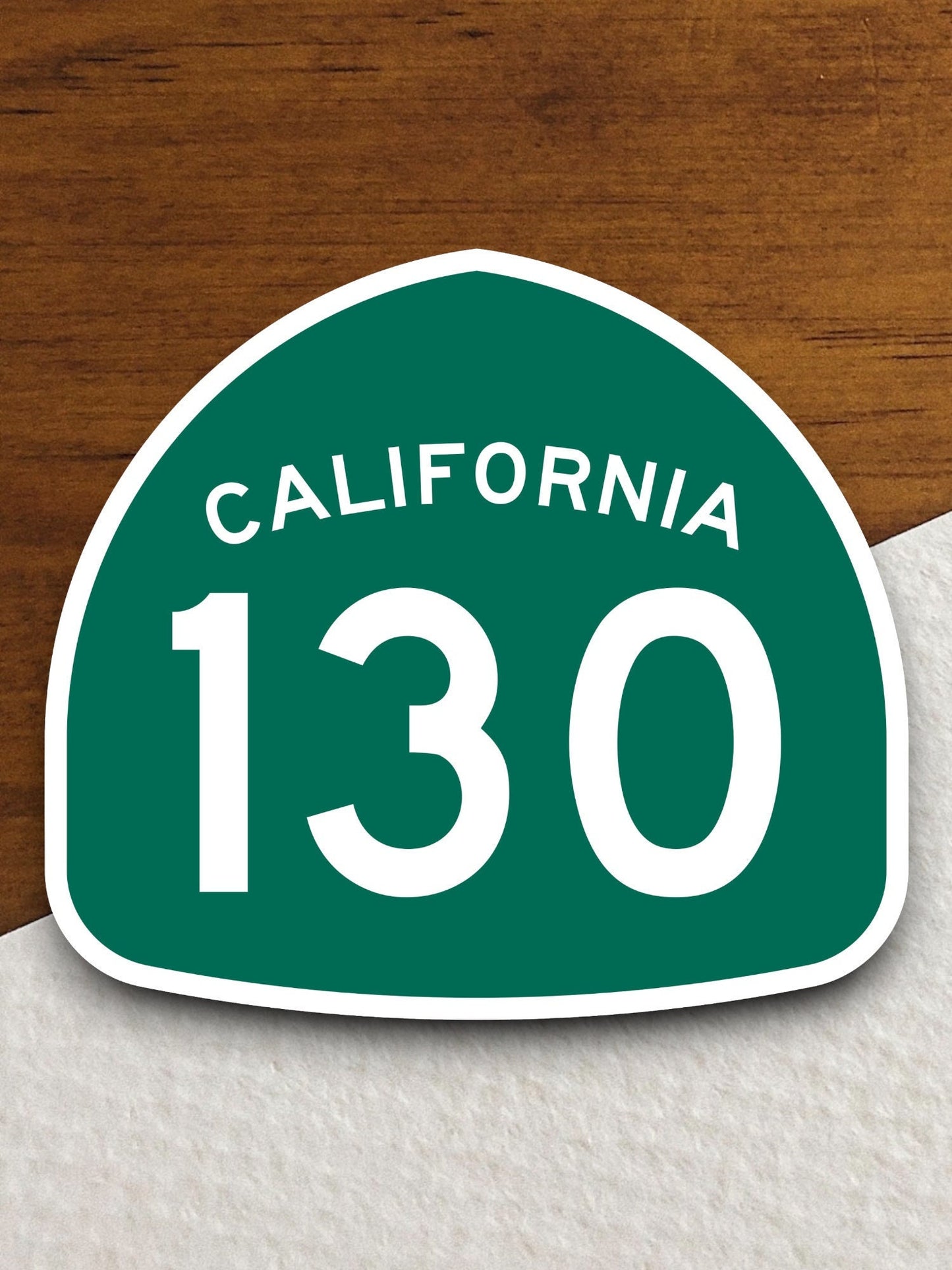 California state route 130 road sign sticker, road trip sticker, highway sign, room decor, travel sticker