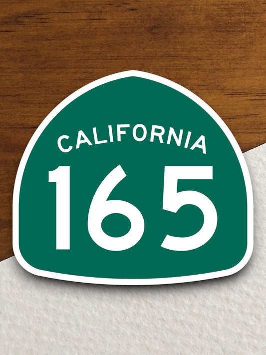 California state route 165 road sign sticker, road trip sticker, highway sign, room decor, travel sticker