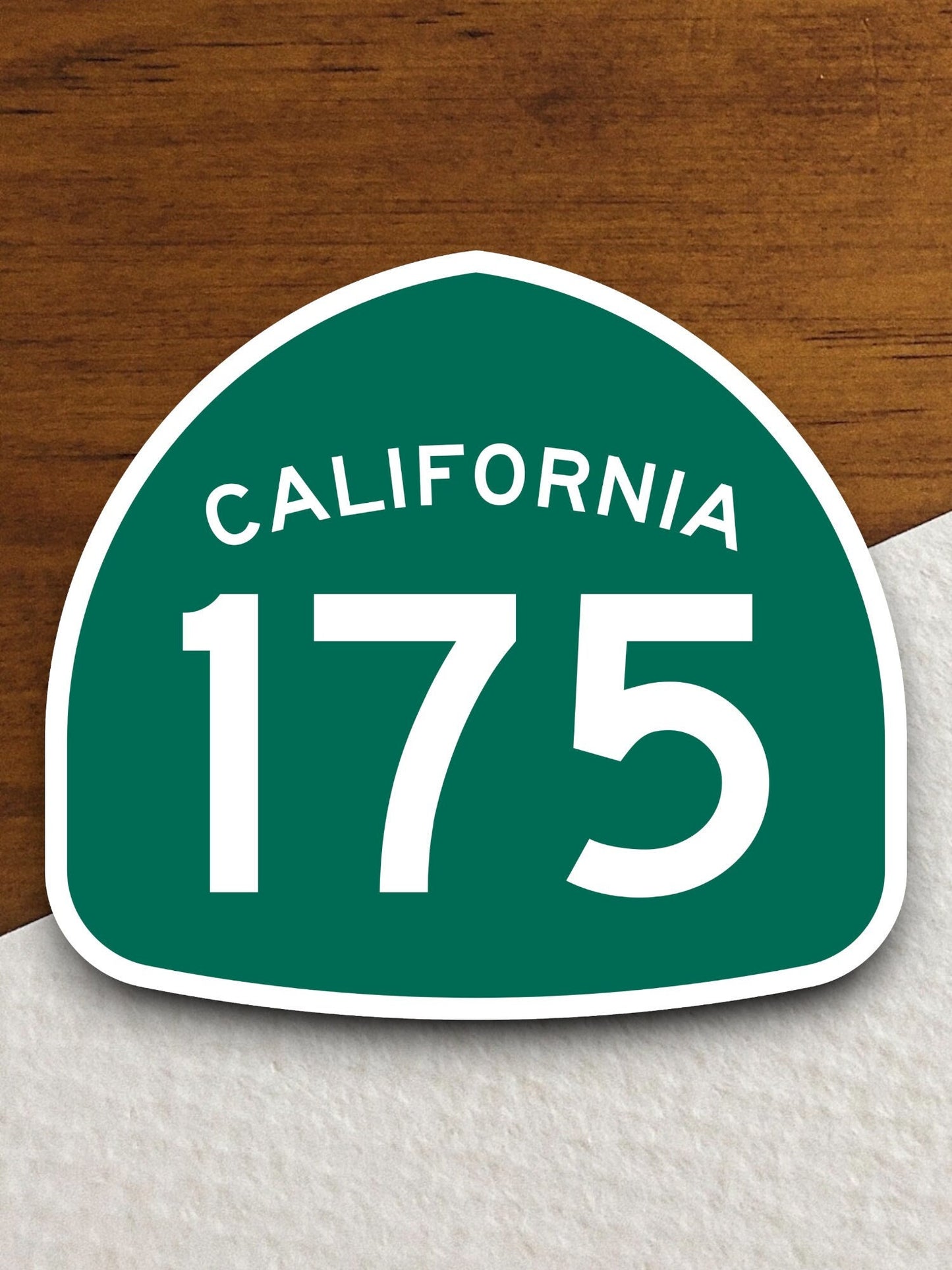 California state route 175 road sign sticker, road trip sticker, highway sign, room decor, travel sticker