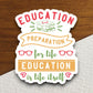 Education Teacher Appreciation sticker, Teacher Sticker, Education Sticker, School Sticker, Cute Sticker, Room Decor