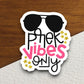 Pre-K Vibes Only Sticker, Teacher Sticker, Education Sticker, School Sticker, Cute Sticker, Room Decor, Kindergarten Sticker, Back to School