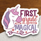 First Grade is Magical Sticker, Teacher Sticker, Education Sticker, School Sticker, Cute Sticker, Room Decor, Back to School