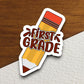 First Grade Sticker, Teacher Sticker, Education Sticker, School Sticker, Cute Sticker, Room Decor