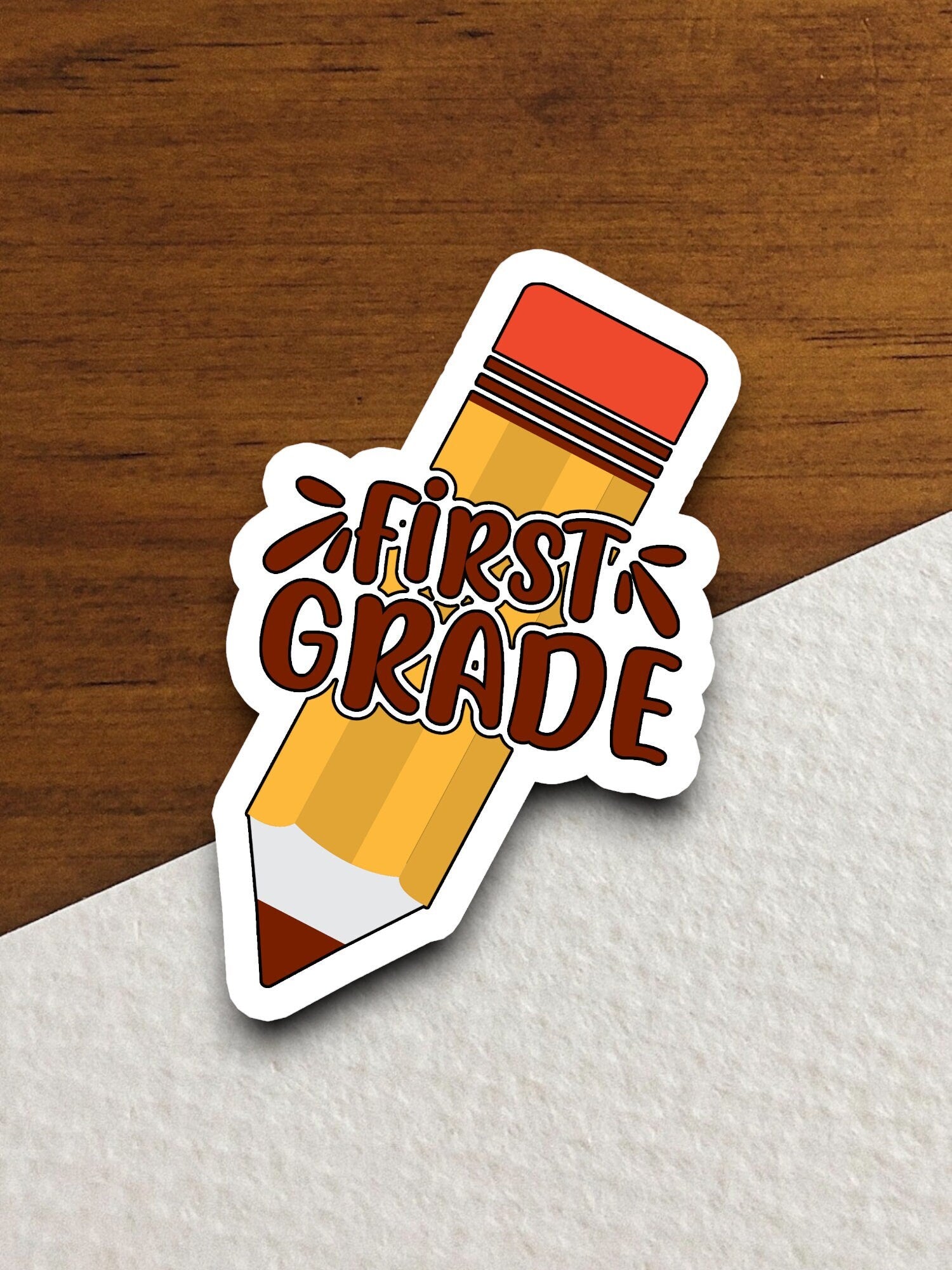 First Grade Sticker, Teacher Sticker, Education Sticker, School Sticker, Cute Sticker, Room Decor