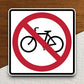 No bicycles  road sign stickers, Room Decor, Traffic Sticker, Road Sign Decoration, Road Work Signs, Traffic Sign