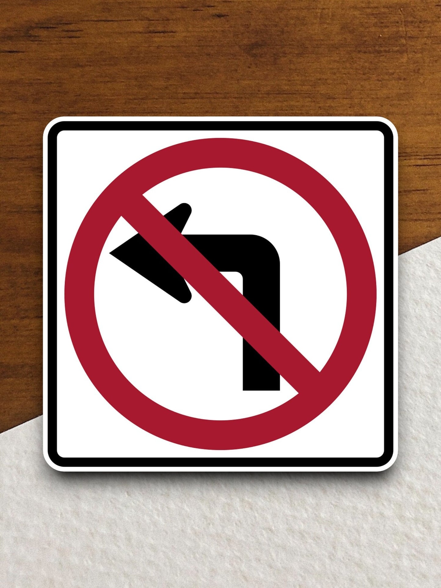 No left turn  road sign stickers, Room Decor, Traffic Sticker, Road Sign Decoration, Road Work Signs, Traffic Sign