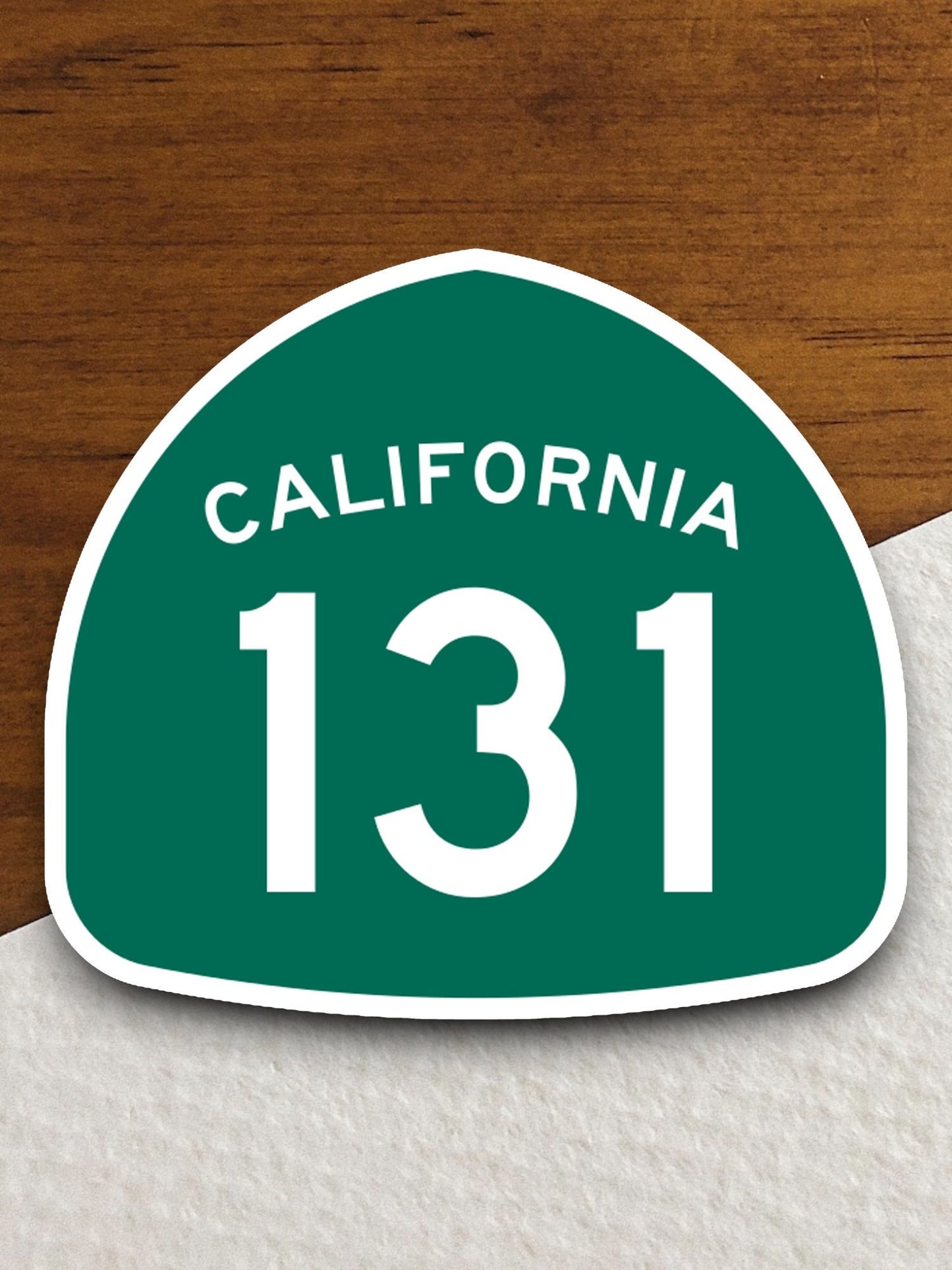 California state route 131 road sign sticker, road trip sticker, highway sign, room decor, travel sticker