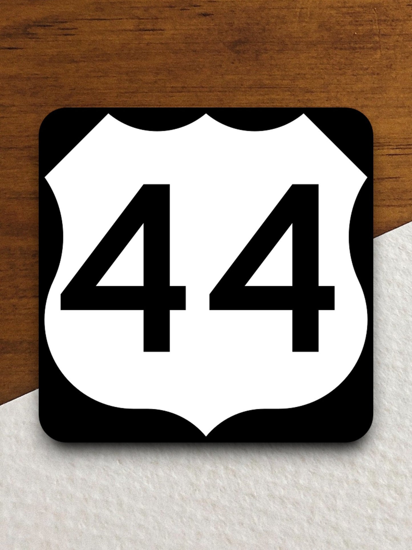 United States route 44 road sign sticker, road trip sticker, highway sign, room decor, travel sticker