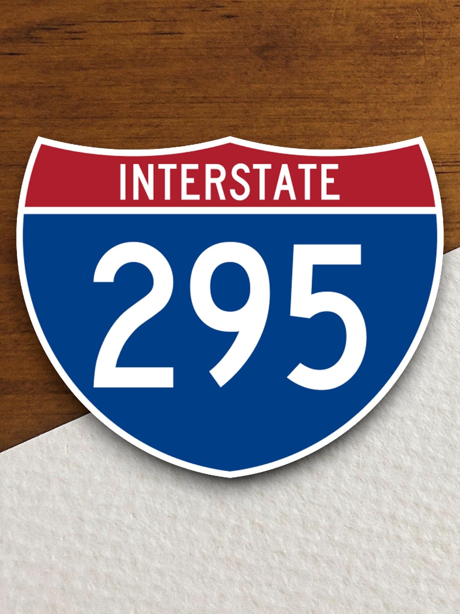 Interstate route  295 sticker, Interstate Highway Sign Expressway Stickers, Highway Sign Road Trip Sticker, Room Décor